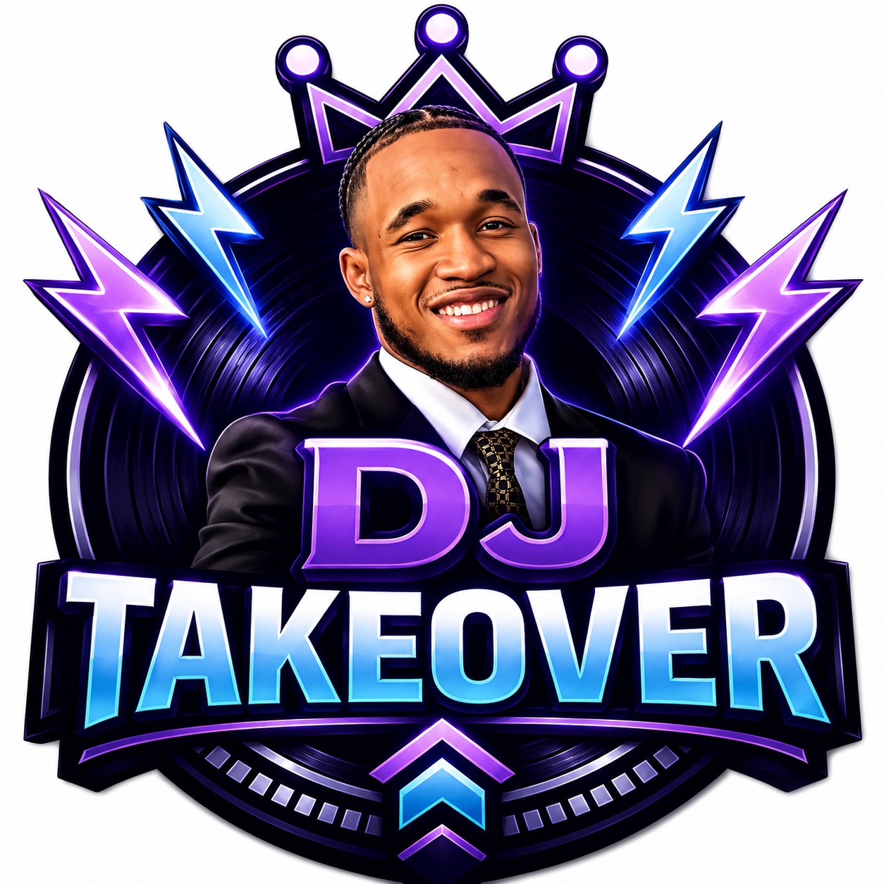 DJ TakeOver logo featuring Jayden Carson
